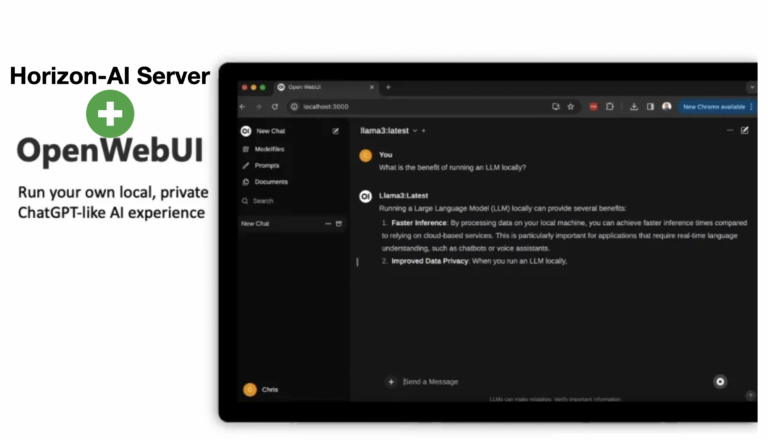 Horizon-AI Server + Open WebUI